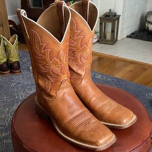 Justin Bent Rail Men's Tan Western Cowboy Boots